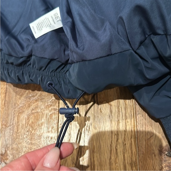 NWT SET Active Oversized Puffer in Oxford Blue Size M - Picture 5 of 7